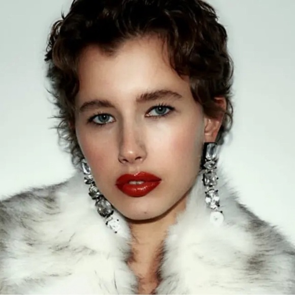 Zara Crystal Dangle Earrings - Picture 1 of 15